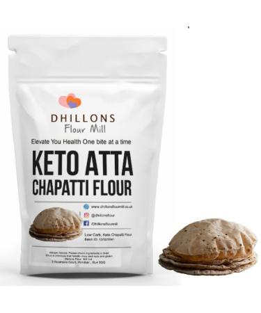 Keto Atta 500g from Dhillons Flour Mill | A Low carb Keto vegan paleo and diabetic friendly low carb good protein atta