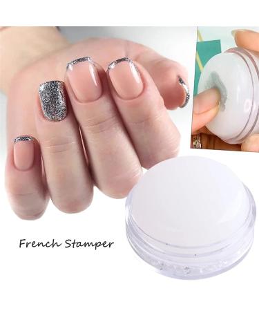 Dornail Clear Silicone French Nail Stamper Kit - Manicure Nail Art Tools - Buy Online on SooperMarket.com