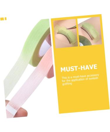 minkissy 36 Rolls Lash Tape False Eyelash Tape Adhesive Fabric Tape Breathable Eyelash Tape DIY Lash Grafting Tape Lash Extension Auxiliary Tool Extend Eyes Non-woven Fabric - Buy Online on SooperMarket.com