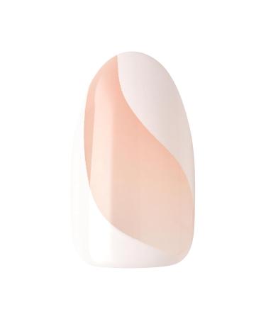 KISS imPRESS No Glue Mani Press On Nails - On My Mind White Almond Shape Medium Size Includes 30 Nails & Accessories - Shop Now Internationally - Buy Online on SooperMarket.com