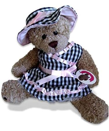 Build a Bear Wardrobe Checked Dress, Hat & Shoes Set - Fits Build-A-Bear Teddy Bears - Buy Online on SooperMarket.com
