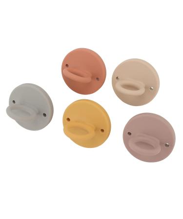 5 Pack Silicone Pacifiers with Handle for Newborns | Safe & Comfortable | International Shipping - Buy Online on SooperMarket.com