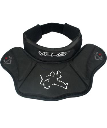 VPro Hockey Goalie Neck Guard Ice Hockey Neck Guard Lightweight and Adjustable Neck Strap for Adults and Youths JR(Small)