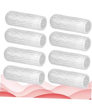Healeved Silicone Toe Sleeves - 4 Pairs | Adjustable Toe Separators for Sports | Toe Protector Caps & Tubes Set - Buy Online on SooperMarket.com