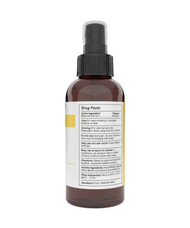 Olivia Care Hand Sanitizer - Alcohol-Based with Lemon Essential Oils - 99.9% Germ-Killing Formula - Portable and Moisturizing - 4 FL OZ - Buy Online on SooperMarket.com