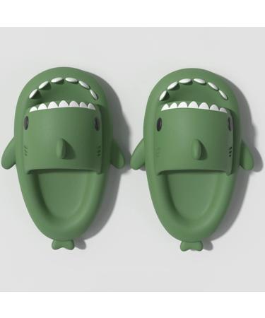 Sistke Hai Shark Slides for Kids - Cute Summer Flip-Flops & Sandals for Boys & Girls - Beach & Bathing Slippers 28/29 EU Green - Buy Online on SooperMarket.com