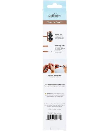 Spellbinders T-016 New n One Multi-Purpose Craft Tool - White & Bronze - Buy Online on SooperMarket.com