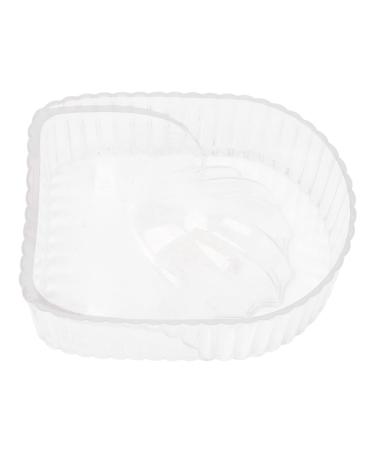 Acrylic Soften Dead Skin Clean Nail Manicure Wash Soaker Tray Nail Art Hand Wash Remover Soak Bowl Hand Soaking Bowl for Beauty Salon (Transparent)