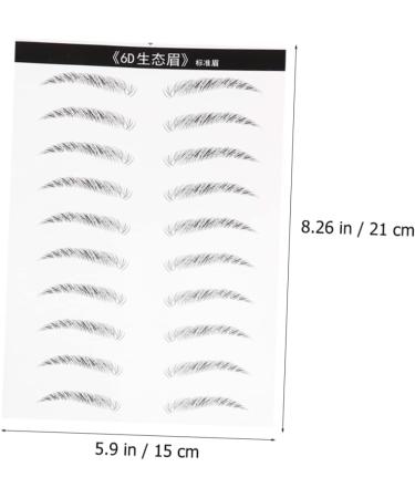 Beavorty 2 Pairs Makeup Stencil Makeup Stickers Eyebrow Stickers for Makeup Cosmetic Tool Miss Natural - Buy Online on SooperMarket.com