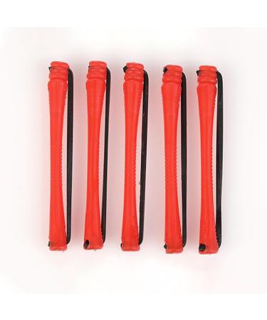 48pcs Hair Perm Rods Plastic Perming Rods Curlers Hair Rollers Curlers with Tail Comb Hair Perming Kit for Hairdressing Hair Styling or DIY Tool(Red) - Buy Online on SooperMarket.com