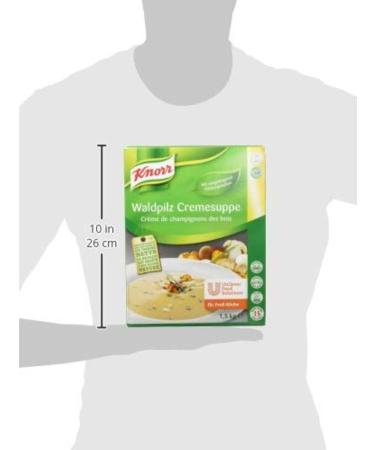 Knorr Forest Mushroom Cream Soup Dry Mix 1.5kg - Authentic Forest Mushrooms - International Shipping - Buy Online on SooperMarket.com