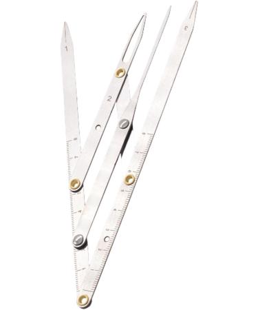 Oshhni Eyebrow Ruler Makeup Stencil Balance Professional Gauge Level Measuring Tool Three Point Positioning Ruler Measuring Tool - Buy Online on SooperMarket.com