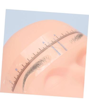 Housoutil 50pcs Eyebrow Positioning Ruler Stickers Eyebrow Template Eyebrow Positioning Tool Disposable Suite - Buy Online on SooperMarket.com