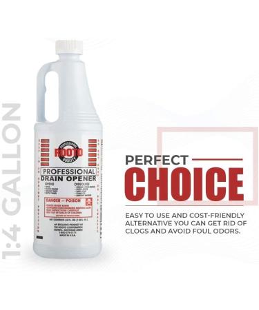 Rooto Professional Drain Opener | Deep Penetration & Fast Drain Opening | Dissolves Grease & Residues | Ideal for Homes Offices & Restaurants | International Shipping Available - Buy Online on SooperMarket.com