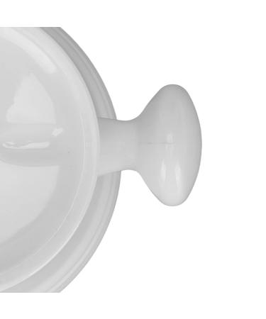 Portable Men's Shaving Soap Bowl - Large Capacity Plastic Mug with Handle for Home & Travel - Buy Online on SooperMarket.com