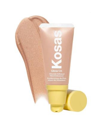 Kosas Glow I.V. - Vitamin-Infused Skin Illuminating Enhancer Illuminate 1 Ounce Illuminate (Light Medium Champagne) 1 Ounce (Pack of 1)