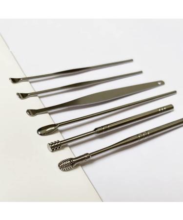 Earwax Cleaner Tool Set Earwax Removal Set Earwax Removal Kit for Adults One Set Includes 6 Pieces (3 pcs yellow leather package) 3 pcs Yellow Leather Package - Buy Online on SooperMarket.com
