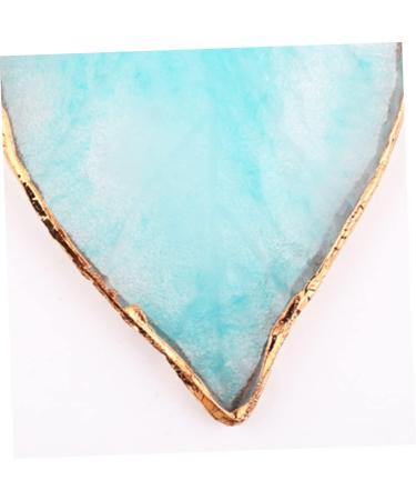 minkissy Nail Art Painting Gel Palette Nail Art Polish Holder Manicure Palette Resin Makeup Palette Manicure Nail Palette Nail Art Display Color Display Plate Resin Palette Cosmetic Tool 9.5*8*1cm - Buy Online on SooperMarket.com