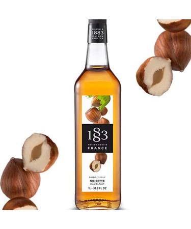 Maison Routin 1883 Hazelnut Syrup Pet Bottle 1000 Milliliter Hazelnut 1 l (Pack of 1)