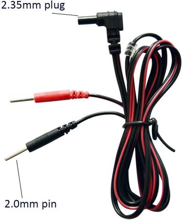 Standard Lead Wires SET OF Four for Tens and EMS Units-Work with Tens Neo Tens 7000 Twin Stim Tens 3000 TENS 9000 4pcs - Buy Online on SooperMarket.com