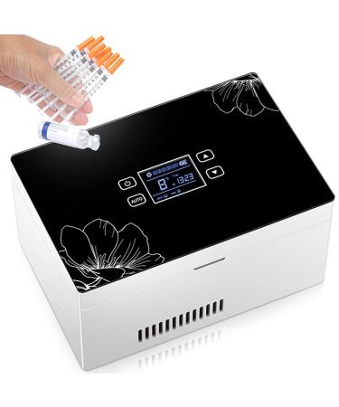 Insulin Refrigerated Box Portable Fridge with 10200Mah Battery and Bag 0-18 C Drug Constant Temperature Refrigerator for Diabetic Medication Organizer Battery 2