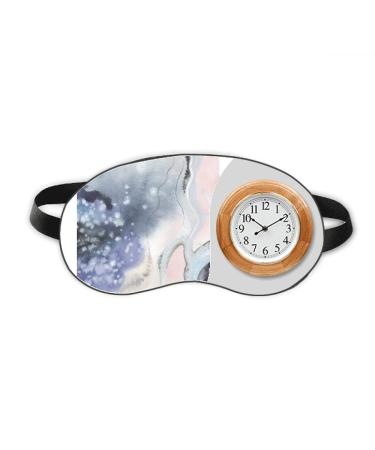 Shading Ink Watercolor Sleep Eye Head Clock Travel Shade Cover