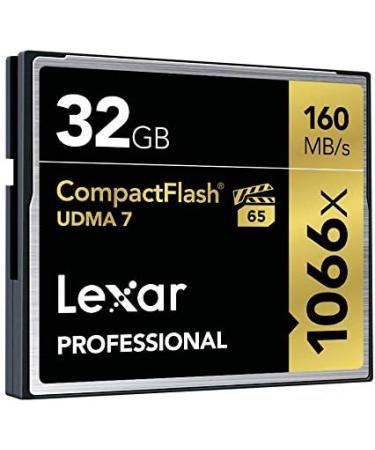 Lexar Professional 1066x 32GB CompactFlash Card | VPG-65 | LCF32GCRBNA1066 - Buy Online on SooperMarket.com