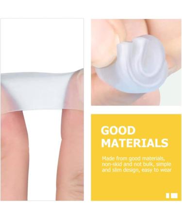 FOMIYES 10pcs Toe Separator Caps - Toe Sleeve Protectors for Blisters, Ingrown Toenails & Toe Spacers - Buy Online on SooperMarket.com