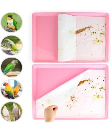 100PCS Bird Cage Liner Papers 11 20in Disposable Bamboo Charcoal Fibre Cage Paper Liners Precut Absorbent Cushion Pad Mat Accessories for Pet Bird Parrot 11x20 in - Buy Online on SooperMarket.com