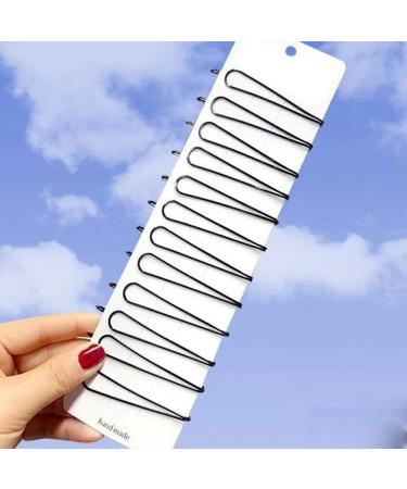 12pcs Vintage Black Bobby Pins Fashion BB Clip for Women and Girls - Buy Online on SooperMarket.com