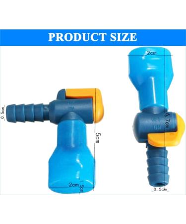 TXSN Hydration Bladder Bite Valve Replacement - Pack of 2 Nozzle Valve with ON-Off Switch - Buy Online on SooperMarket.com