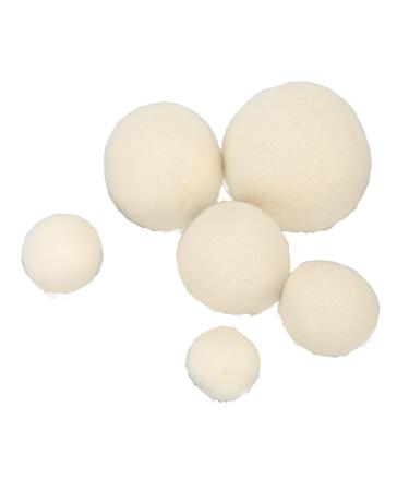 Wool Drying Balls for 6Pcs Clothing Dryer Static Remover Softener Wool Ball Felt Ball Ball 3.5Cm 3Cm 6Cm 4Cm Fabric Adhesives
