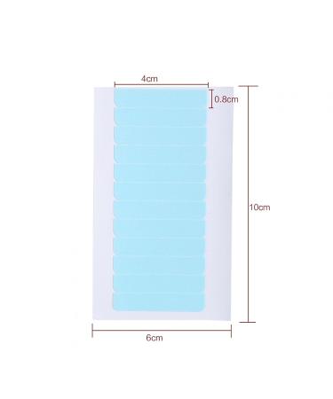 60-Part Hair Extension Replacement Tape - Double-Sided Adhesive Bands for Secure Extensions | International Shipping - Buy Online on SooperMarket.com