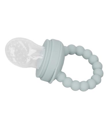 Fruit pacifier feeder food and feeder-pacifier food which relieves wound gums multifunctional for food (green)