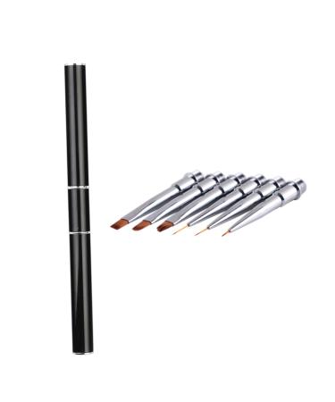 minkissy 1 Set Nail Art Drill Pen Nail Art Supplies Nail Dotting Painting Pen Nail Nail Painting Pen Nail Art Liner Nails Art Pen Acrylic Nail Art Brush Gel Manicure 17cm Black