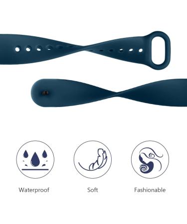 Buy Ainiv Adjustable Fitness Bracelets for Xiaomi Mi Band 3/4/5/6/7/8 - Waterproof Silicone/Nylon/Stainless Steel - 3-Pack in Black/Gray/Blue - Buy Online on SooperMarket.com