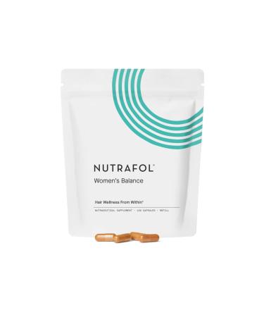 Nutrafol Women’s Balance Menopause Supplement, Clinically Proven Hair Growth Supplement for Visibly Thicker Hair and Scalp Coverage Through Menopause (1-Month Supply [Pouch])