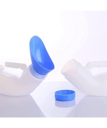 Florencey 2 Packs Unisex Spill Proof Urinal for Men and Women with Screw Lid Urinal Funnel for Travel Outdoor - Buy Online on SooperMarket.com