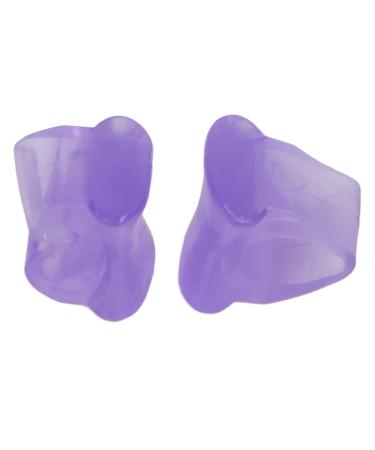 4 Pairs Silicone Toe Separators for Hallux Valgus Relief - Purple - Buy Online on SooperMarket.com
