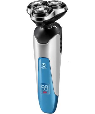 GeRRiT Electric Razor Electric Shavers for Men Dry Wet Waterproof Mens Rotary Facial Shaver Face Shaver Cordless Travel USB Rechargeable with Beard Trimmer LED Display for Shaving Husband Dad