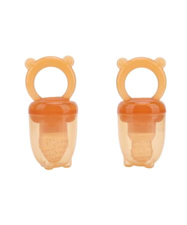 Baby Fruit Feeder Pacifier Pacifier Silicone 2PCS Easy to Grip Educational For Eating for Toddlers