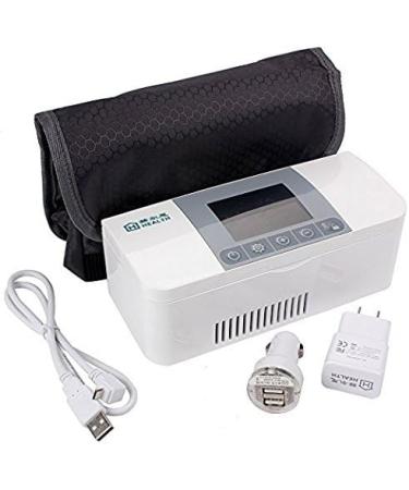 Insulin Cooler Medicine Refrigerator with Advanced Temperature Control System - Portable Medical Cooler Box Small Insulin Cooler for Car Travel Home by Home Care Wholesale 187 * 80 * 67 mm - Buy Online on SooperMarket.com