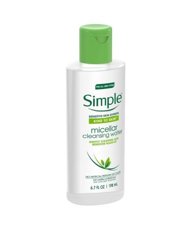 Simple Kind to Skin Cleansing Water Micellar 6.7 oz Unscented 6.7 Fl Oz (Pack of 1)