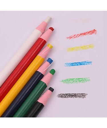 GCAMX 12PCS Sewing Mark Chalk Pencil Set - Erasable Pen for Tailor's Sewing Marking, 6 Colors - Buy Online on SooperMarket.com