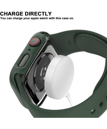 6 Pack Hard PC Case + Tempered Glass for Apple Watch 44mm SE(2022) Series 6/SE/5/4 - Ultra-Thin Scratch Resistant Protective Cover - Black/Blue/Green/Starlight/Clear/Rose Gold - Buy Online on SooperMarket.com