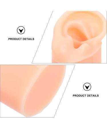 Exceart Silicone Ear Model - Acupuncture Simulation & Piercing Practice Tool - Food Grade Medical Quality - Buy Online on SooperMarket.com