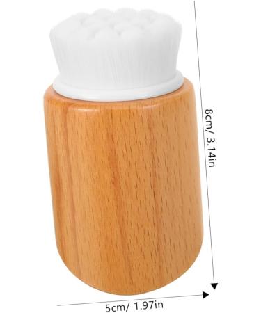 FOYTOKI Beech Wood Facial Cleansing Brush Exfoliating Scrubber Facial Exfoliator Brush Face Scrubbers Face Scrubber Exfoliator Facial Scrubber for Face Exfoliate for Face Scrubber - Buy Online on SooperMarket.com