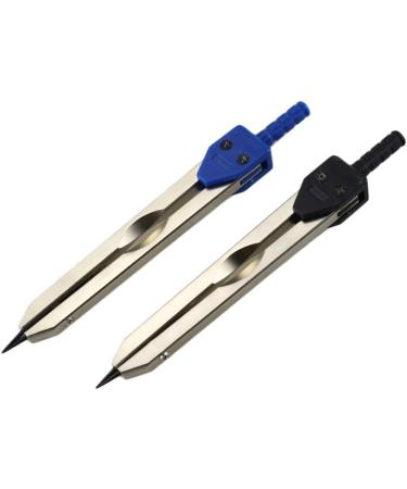 Airgoesin EMI ECG EKG Calipers Ruler Drafting Divider Set - Black and Blue (2pcs) - Buy Online on SooperMarket.com