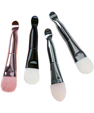 Desikixudy Double-Ended Makeup Brushes Soft Bristle Silicone Brush Face Mask Brush Diy Mud Stirring Skin Cosmetic Mixing Tools - Buy Online on SooperMarket.com