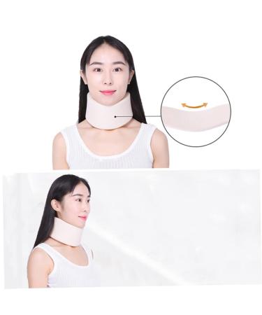Cervicorrect Neck Brace Cervical Collar Neck Support Brace Soft Foam White Adjustable for Neck Pain Relief (M 49x9cm) Gray - Buy Online on SooperMarket.com